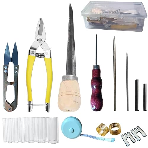 20Pcs Basket Weaving Tools kit, All-in-One Basket Weaving Supplies |