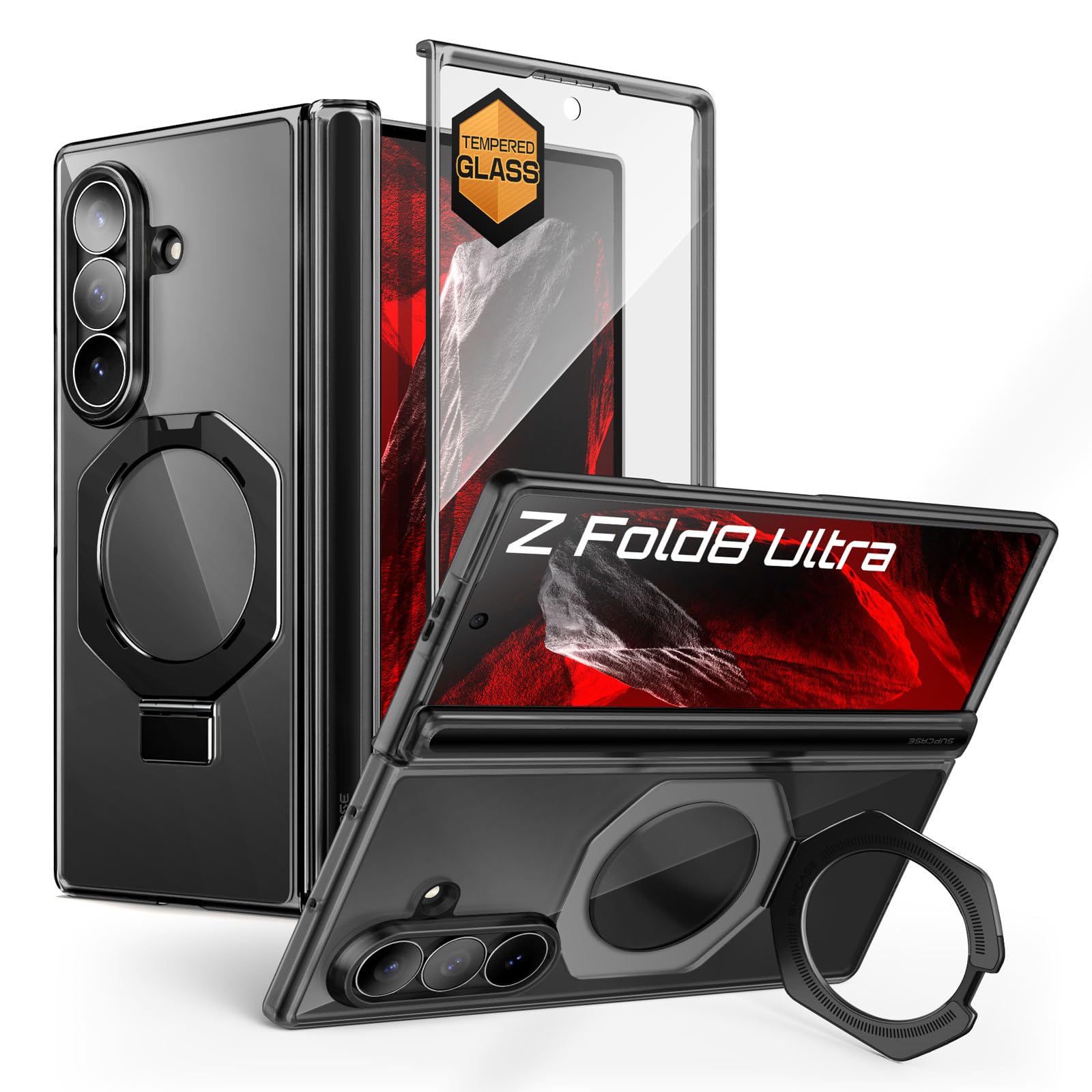 Photo 1 of SUPCASE Galaxy Z Fold 8 Ultra Case with Screen Protector