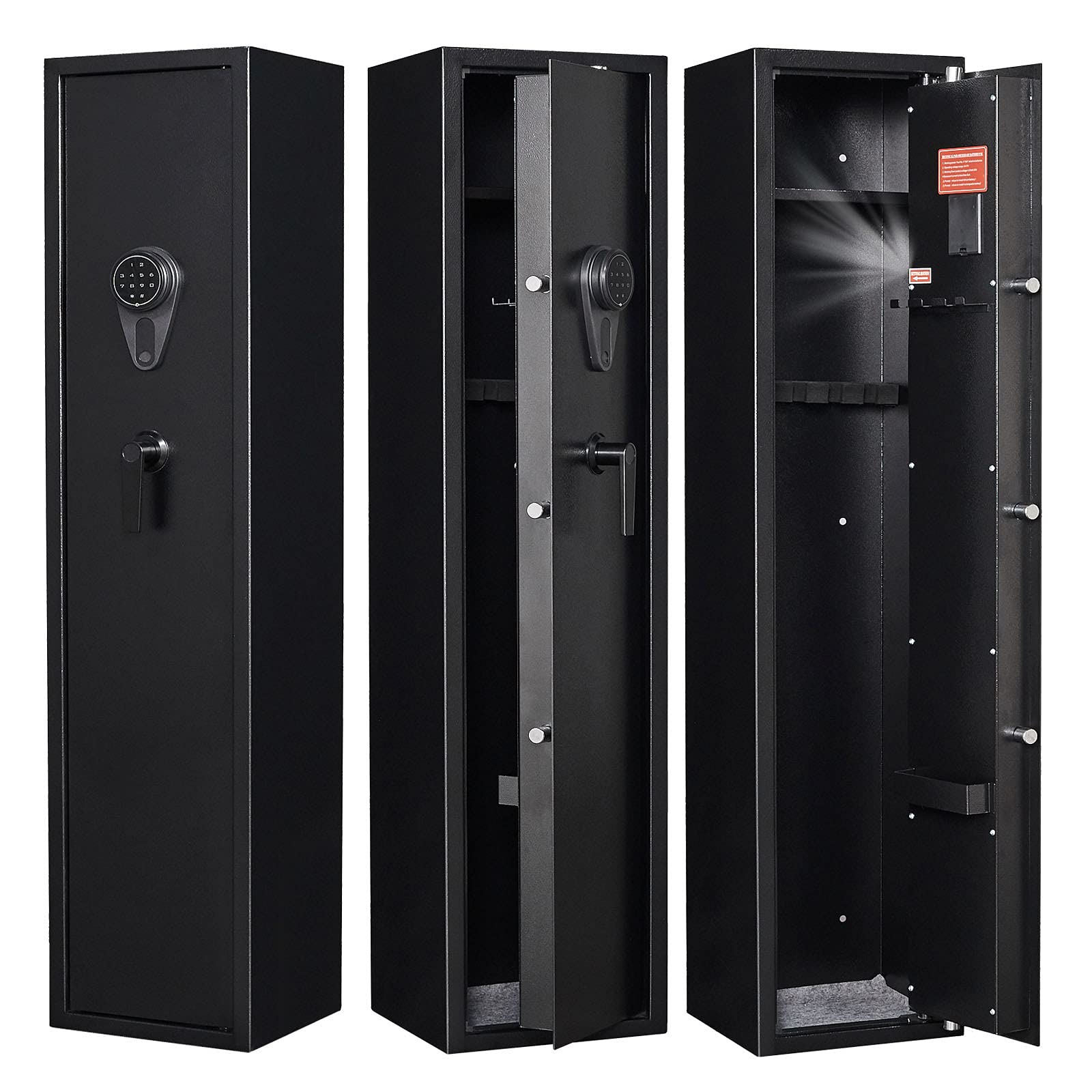 KAER Large Biometric Rifle Safe, Fingerprint Gun Safe for 56 Rifles