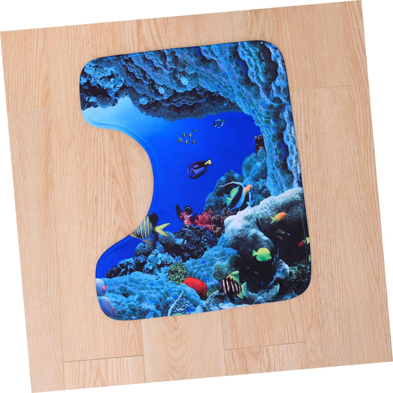 OUNONA Lot de 3 Tapis de Bain Tapis de Bain antidérapant Tapis pour abattant WC Doux Borne Tapis