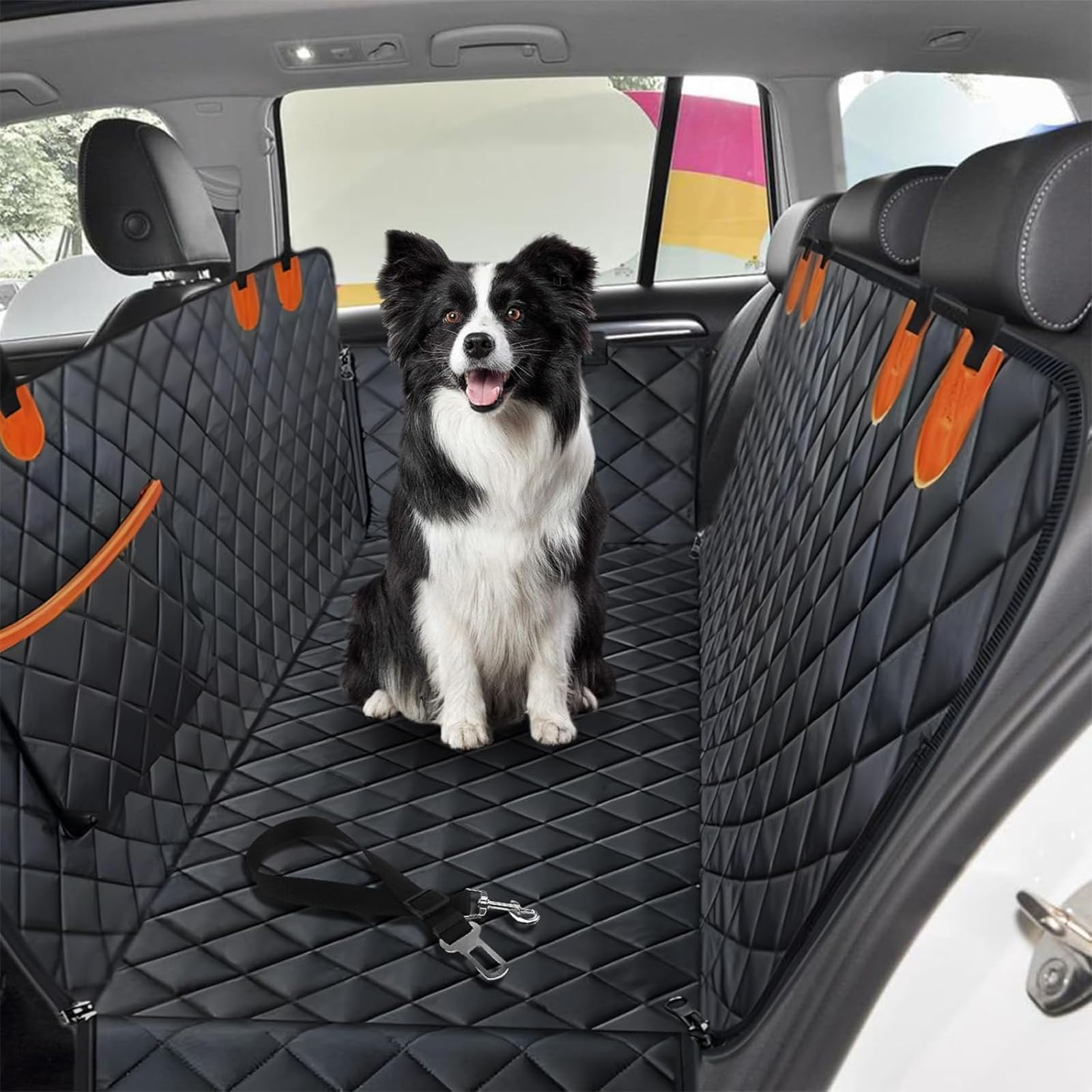 JIAHAI Dog Car Seat Cover for Citroen Berlingo Multispace 2008-2018, Car Boot Protector, Dog Boot Cover, Waterproof Dog Hammock, Scratchproof Nonslip Back Bench Cover for Pets