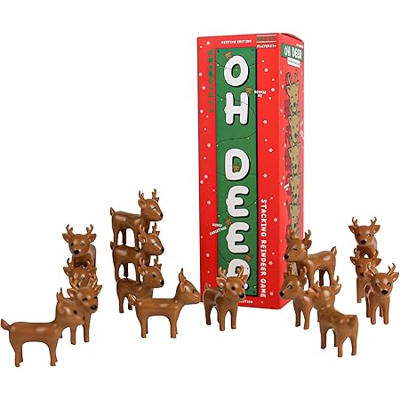 Oh Dear Its Christmas 2022 Gift Republic Oh Deer 15 Pieces Christmas Stacking Game, Multicoloured,  Gr750007 : Amazon.co.uk: Toys & Games
