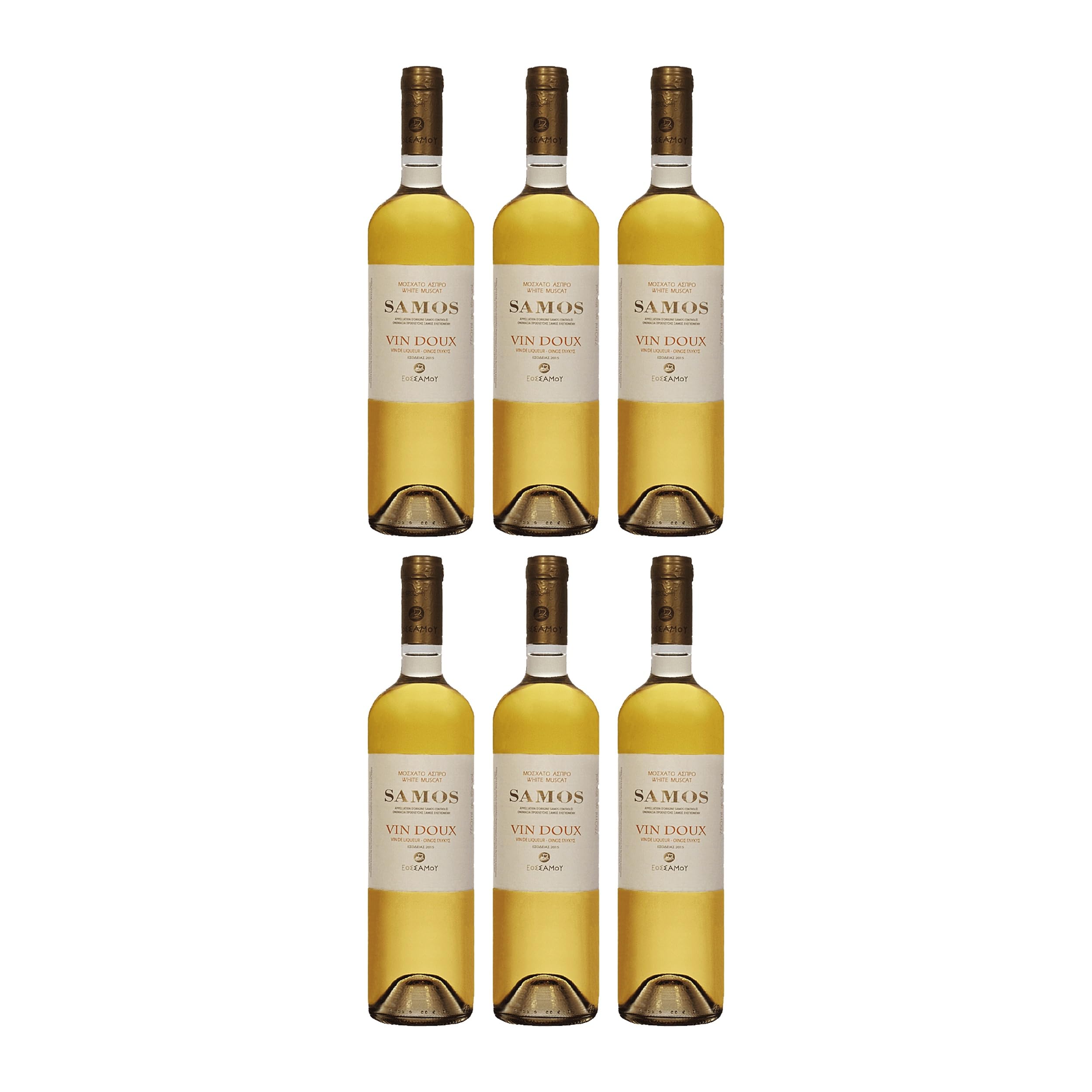 UWC Samos Vin Doux Weisswein weiss süß Griechenland inkl. FeinWert E-Book (6 x 0.75 l)