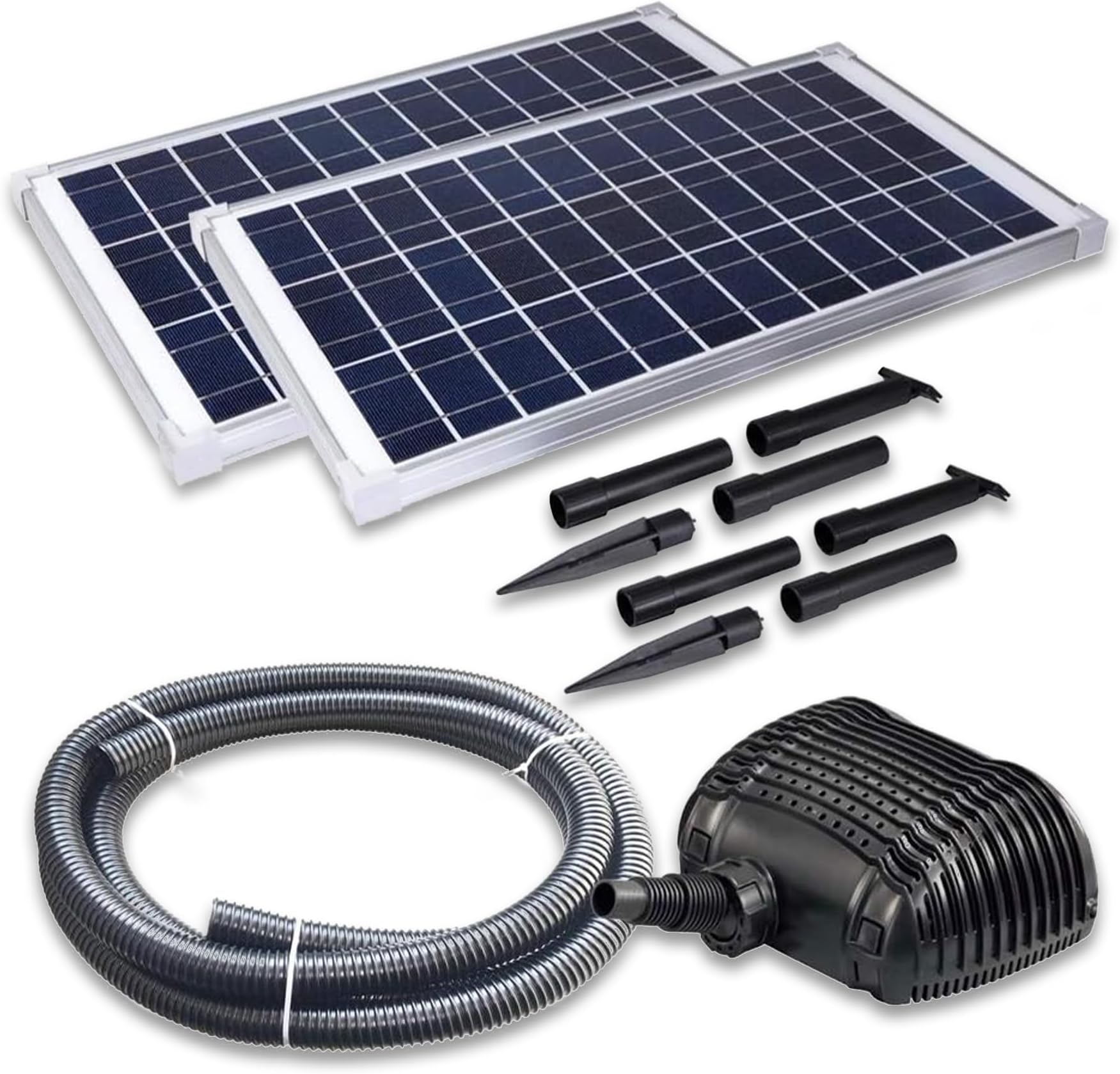 Amazon.com: DC HOUSE 5.76CFM Solar Pond Aerator, 300W Pond & Lake ...