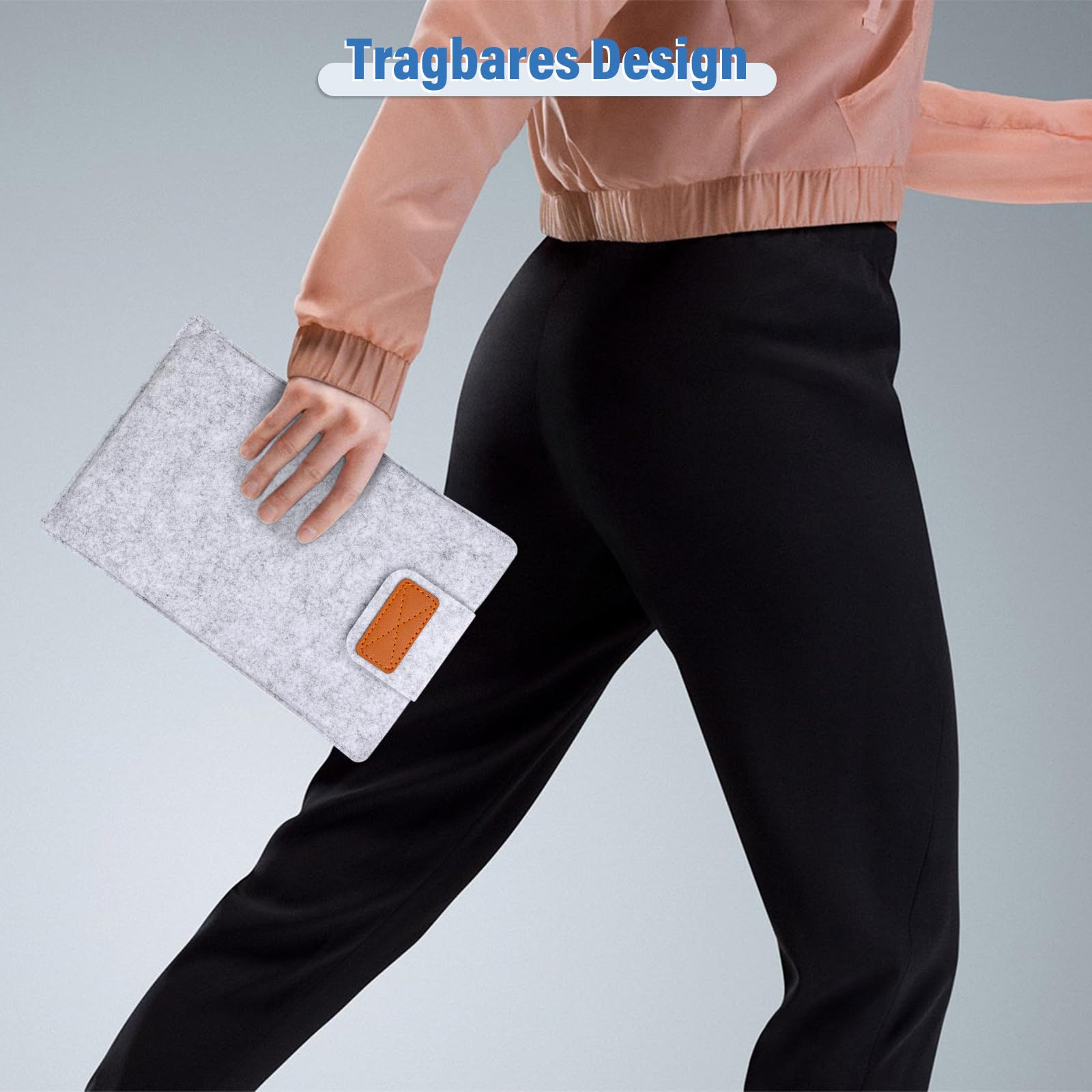 NIKYJM Tageslichtlampe 25000 Lux, Lichttherapielampe mit 3 Farbtemperaturen, 10 Helligkeitsstufen und 6 Timer, UV-freie LED Lichttherapielampe Tageslicht, Touch-Control Sonnenlicht Lampe, Weiß
