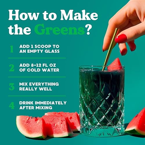 Miniatura 3 de Simply Blossom Nutrition Daily Greens & Superfood Powder + Colágeno + Probióticos para la salud digestiva de las mujeres y alivio de la hinchazón.