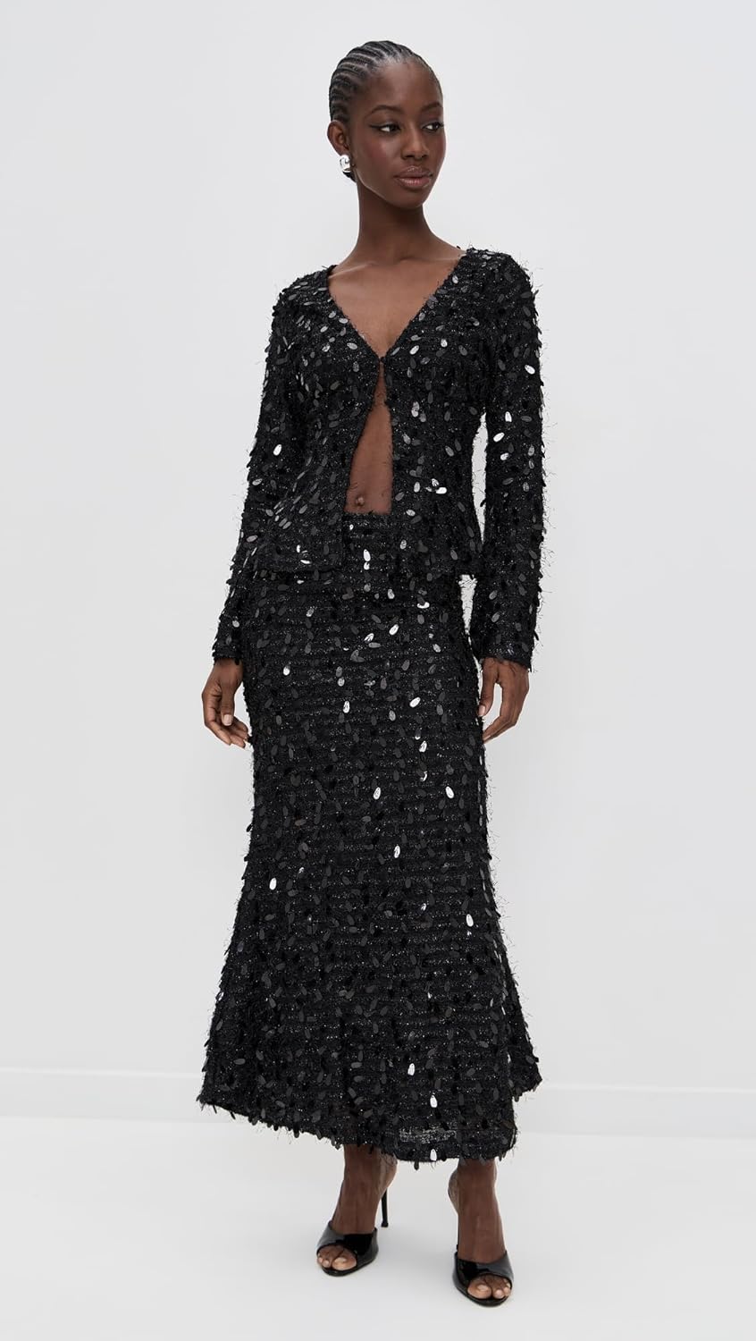 Bailey Rose Women's Black Maxi Skirt - Image 2