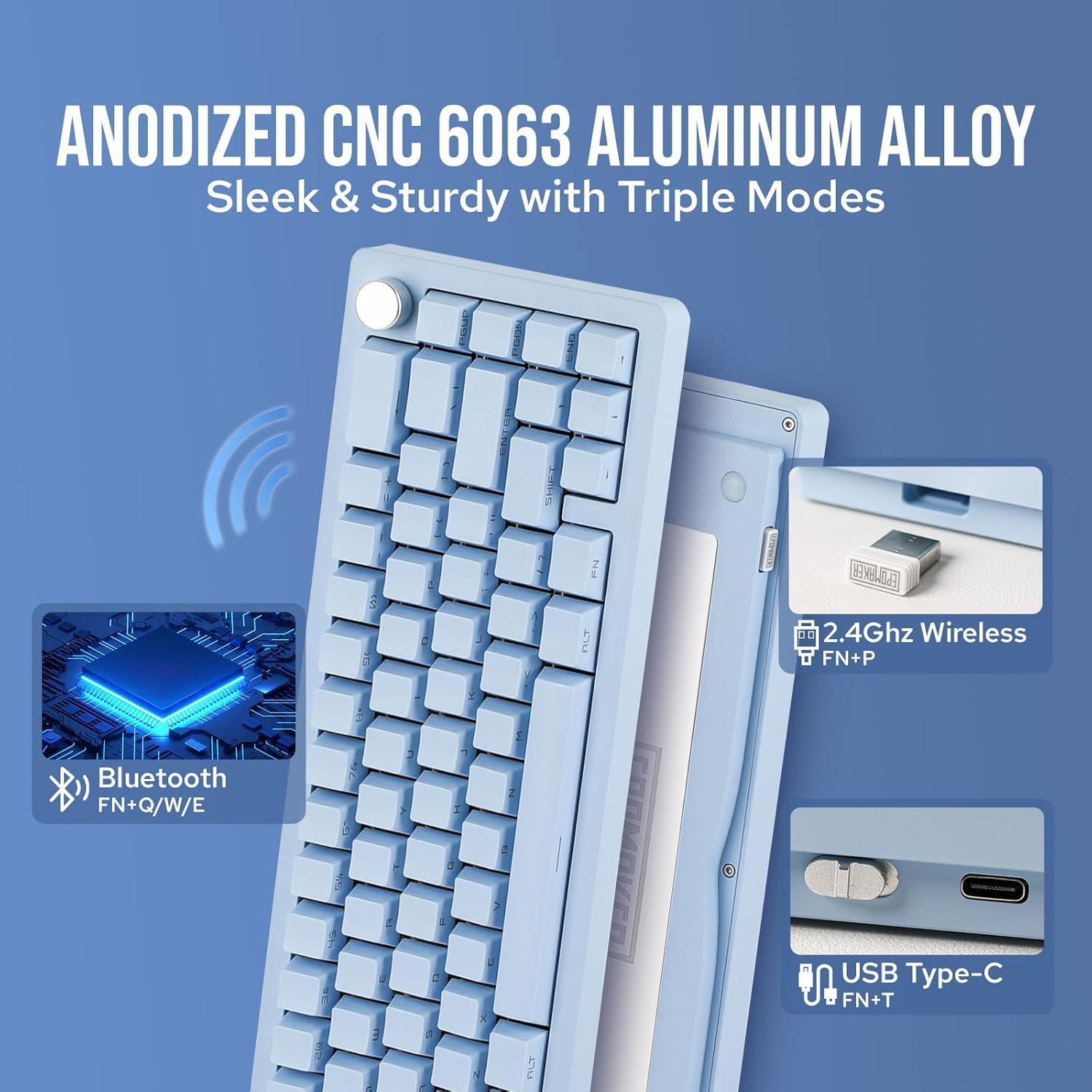 【新品】EPOMAKER Tide 65 本体 Epomaker Tide65 QMK/VIA