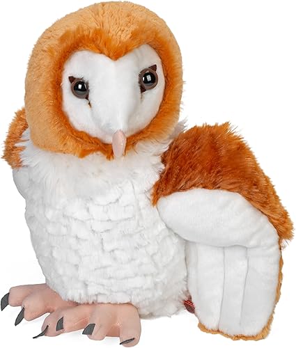 Wild Republic Barn Own, Cuddlekins, Stuffed Animal, 12 inches, Gift for Kids, Plush Toy, Fill is Spun Recycled Water Bottles