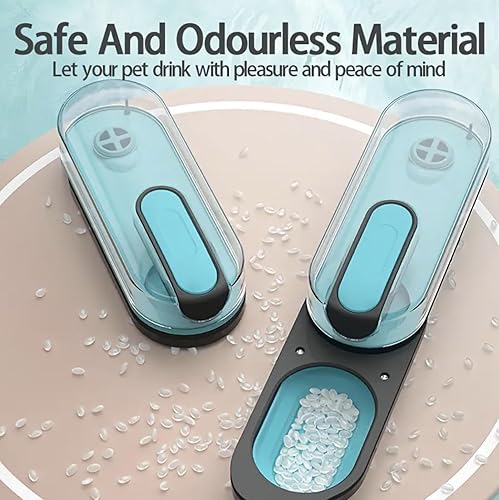 Miniatura 4 de Botella de agua para perros de campamento (10.1 fl oz, 10 onzas) (azul) (pequeña) sin fugas, portátil, 2025, botella de agua para perros, a prueba