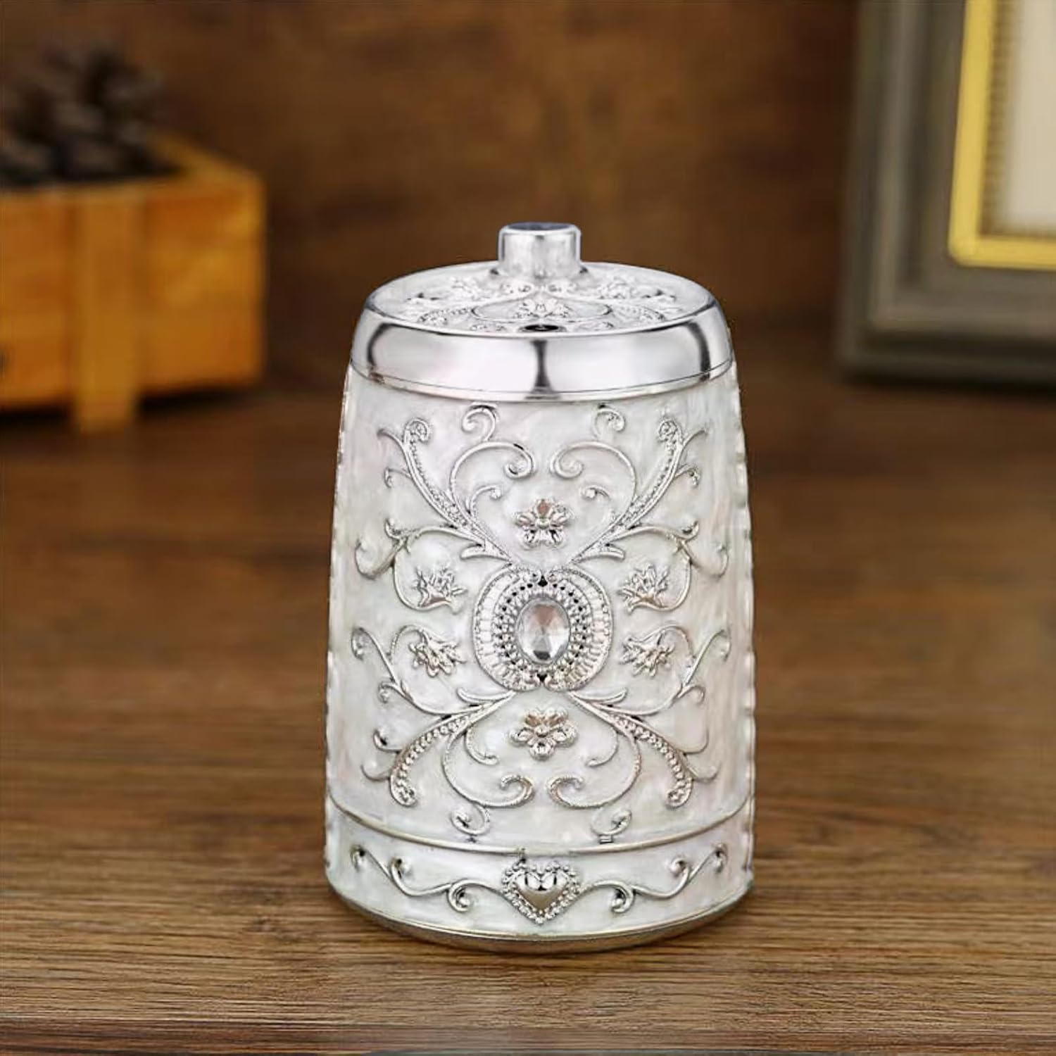 Automatic Toothpick Holder Box,Hand Press Retractable Toothpick Dispenser image 4