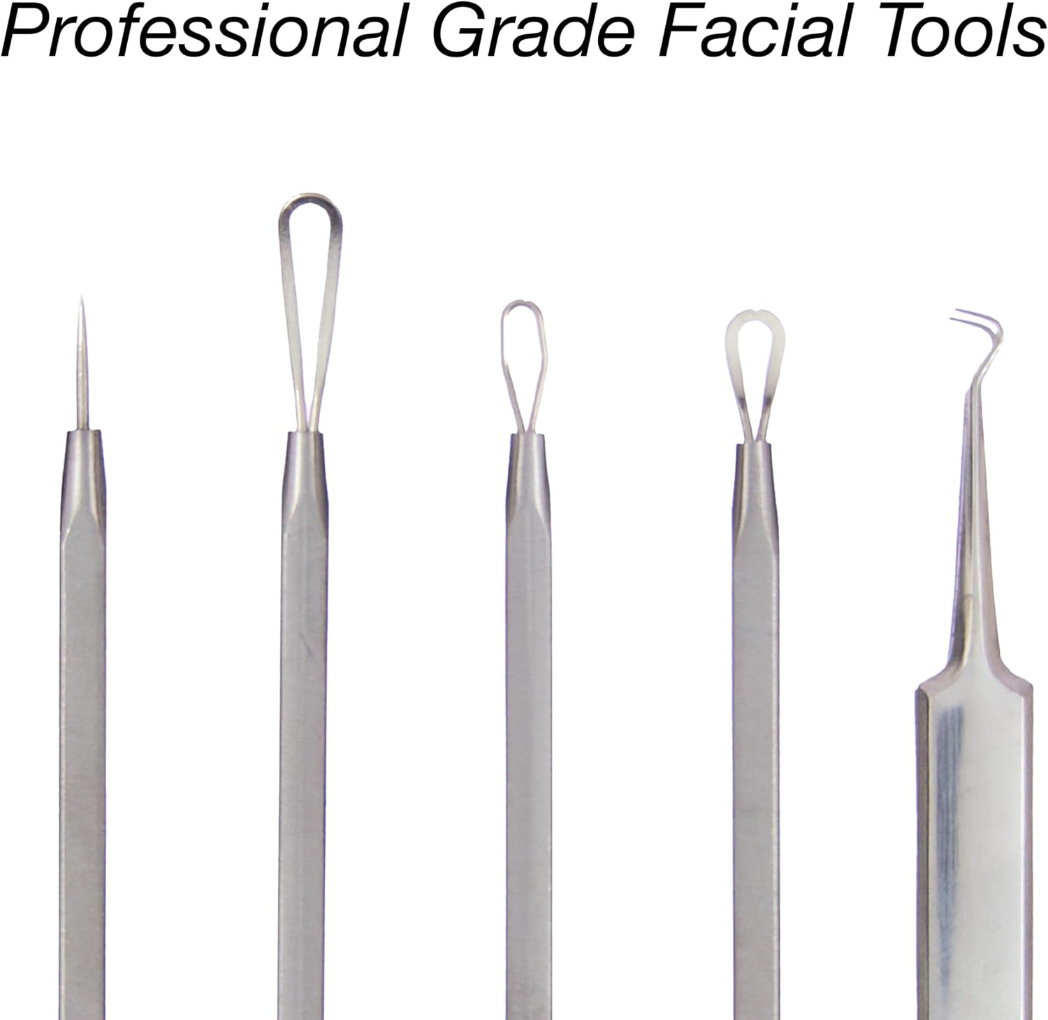 4pc Skin Glow Kit - Professional Stainless Steel Blackhead Removal & Acne