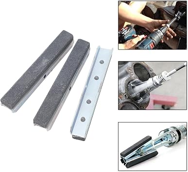 Engine Cylinder Hone Stone: Honing Stone for Car Engine Cylinder Grinding Brake Hone for Cleaning Polishing 3'' long (3 Pcs)
