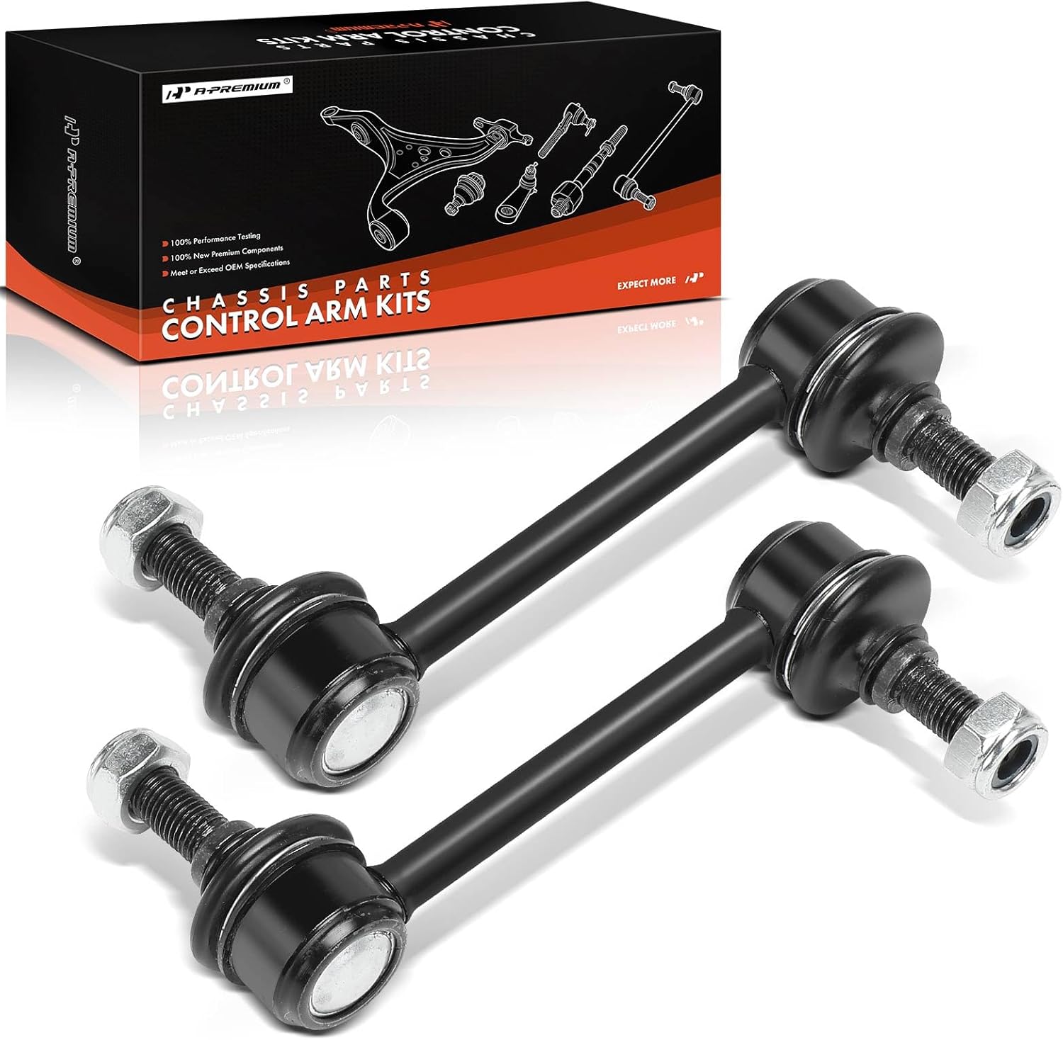 A-Premium 2 x Front Sway Bar Links Stabilizer Bar Links, Compatible with Suzuki Kizashi 2010-2013 & Toyota Supra 1986-1998, Celica 2000-2005 & Lexus SC300 1992-2000, SC400 1992-2000