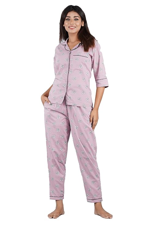 Buy Animesh Women Night Suit -Cotton 