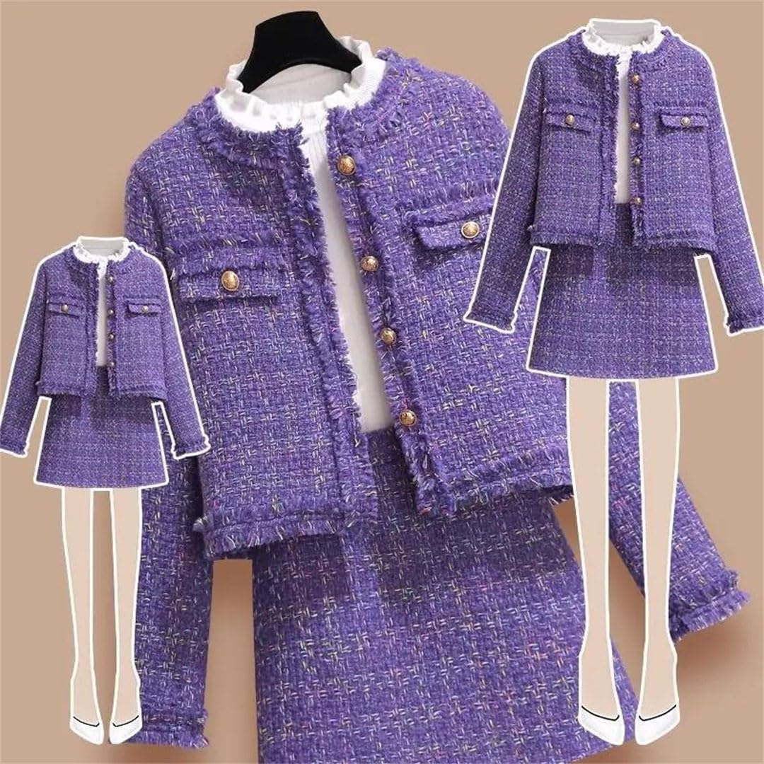 Women's Suit Jacket Skirt Set Spring Elegant Top A-Line Two-Piece