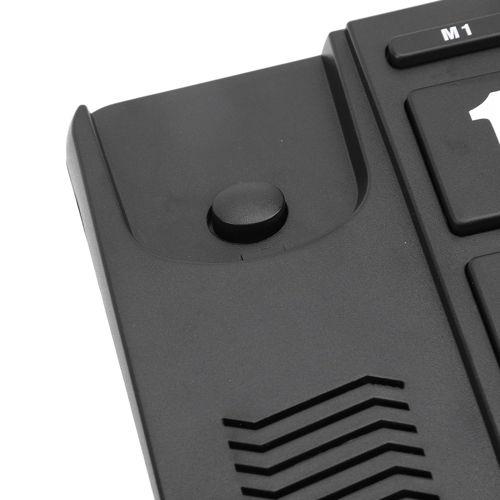 Telefono di Casa, Volume Regolabile Composizione Rapida Avviso Lampeggiante Tasto Grande Telefono con Filo per Casa per Anziani (BLACK)