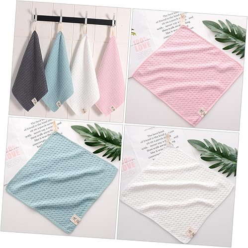 Miniatura 8 de 4 toallas cuadradas de secado rápido, toallas de baño de microfibra para niños, toallas pequeñas de secado rápido, toallas delicadas para la cara,