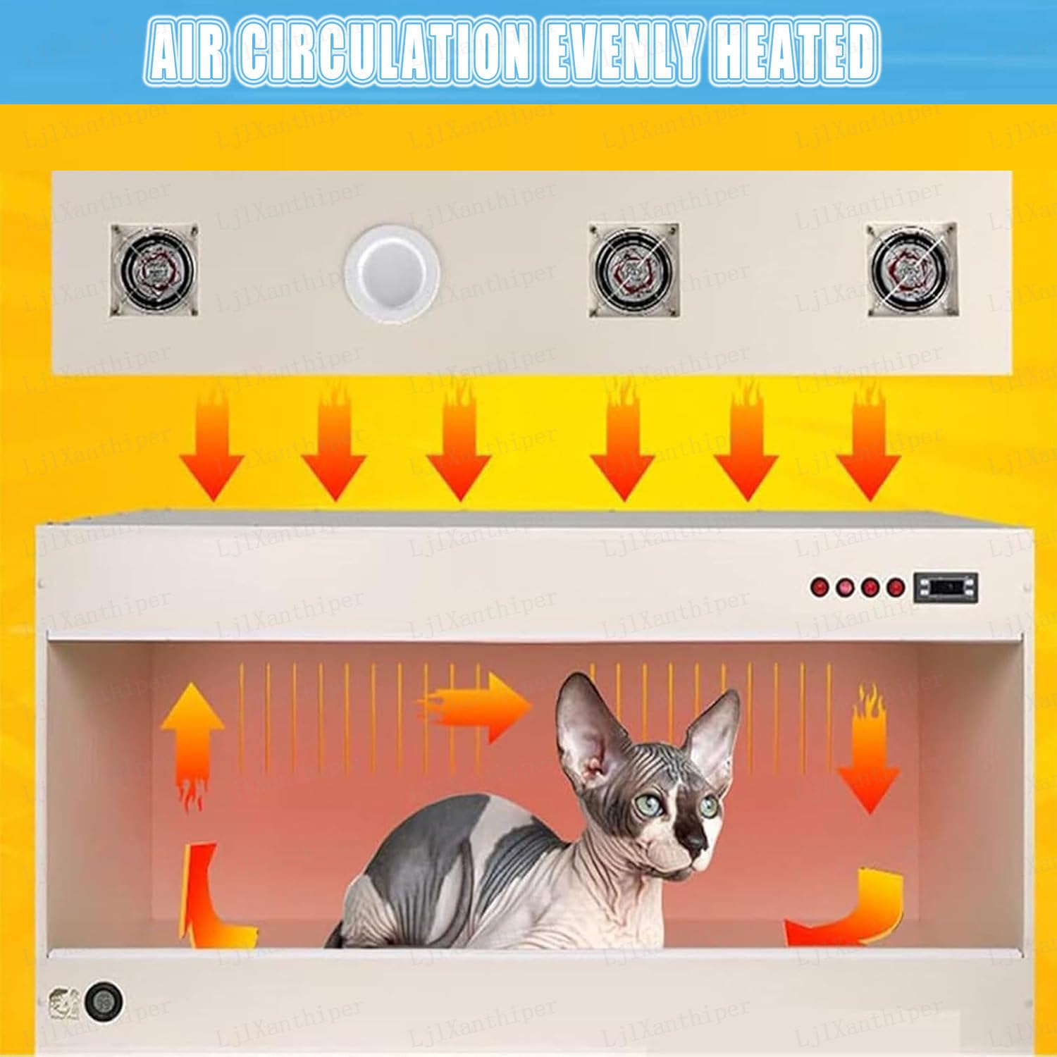 Incubadoras Manuales para Animales Pequeños,Incubadora para Gatos Y Cachorros,Cabina para Cachorros Recién Nacidos,para Pollitos Recién Nacidos,Codornices,Aves 100 * 60 * 60