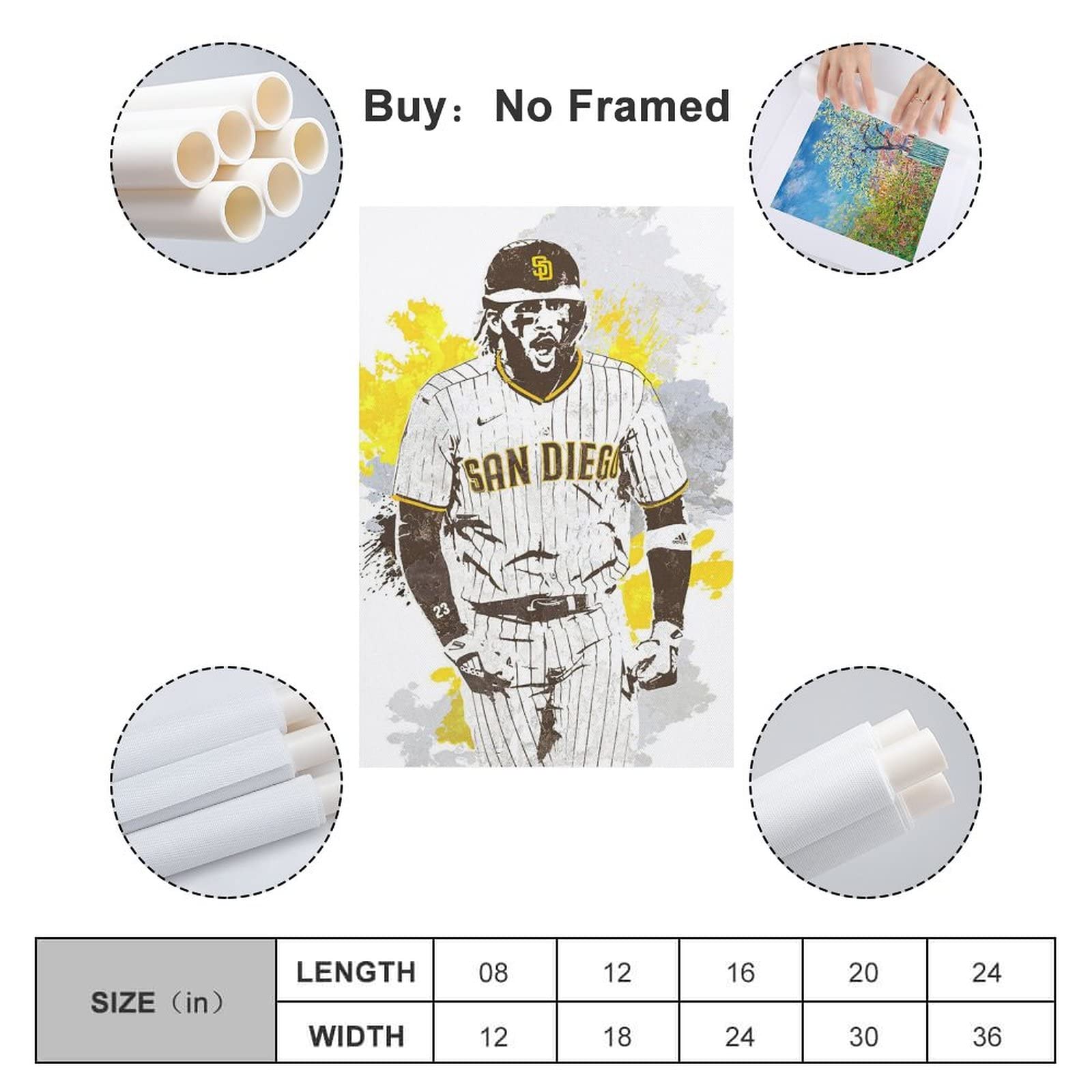 ブーマーパドレスタティスJr！A3ポスターフレーム付き②セット4.7