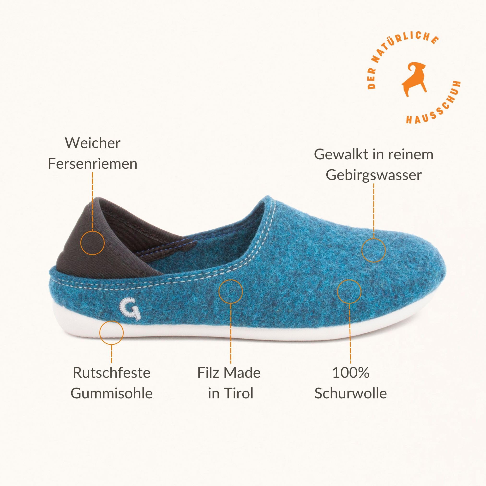 Gottstein Filzpantoffel Wool Slip-On Kids