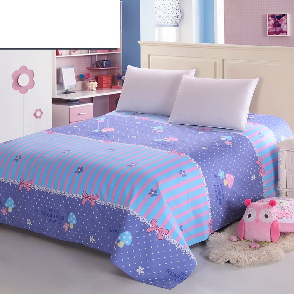 Toile de lin sous une literie estivale en double coton sergé F de style