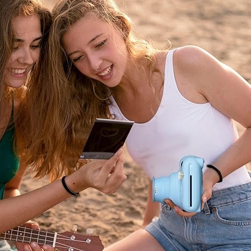 Miniatura 2 de Fujifilm Cámara Instax Mini 11 con película instantánea Fujifilm (10 hojas), paquete con accesorios número uno, incluyendo funda de transporte,