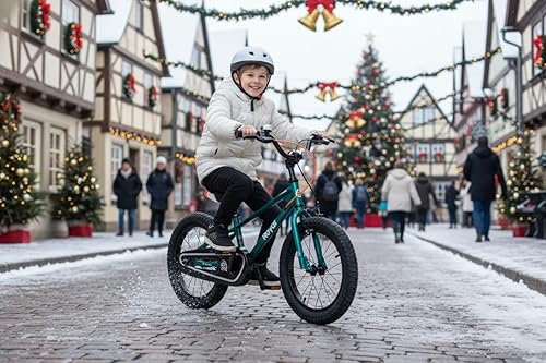 Miniatura 20 de RoyalBaby Kids Bike Freestyle Classic & EZ Balance Pedal Switchable Bicycle, 12 14 16 18 Inch, 3-10 Years Toddler to Big Kids Verde