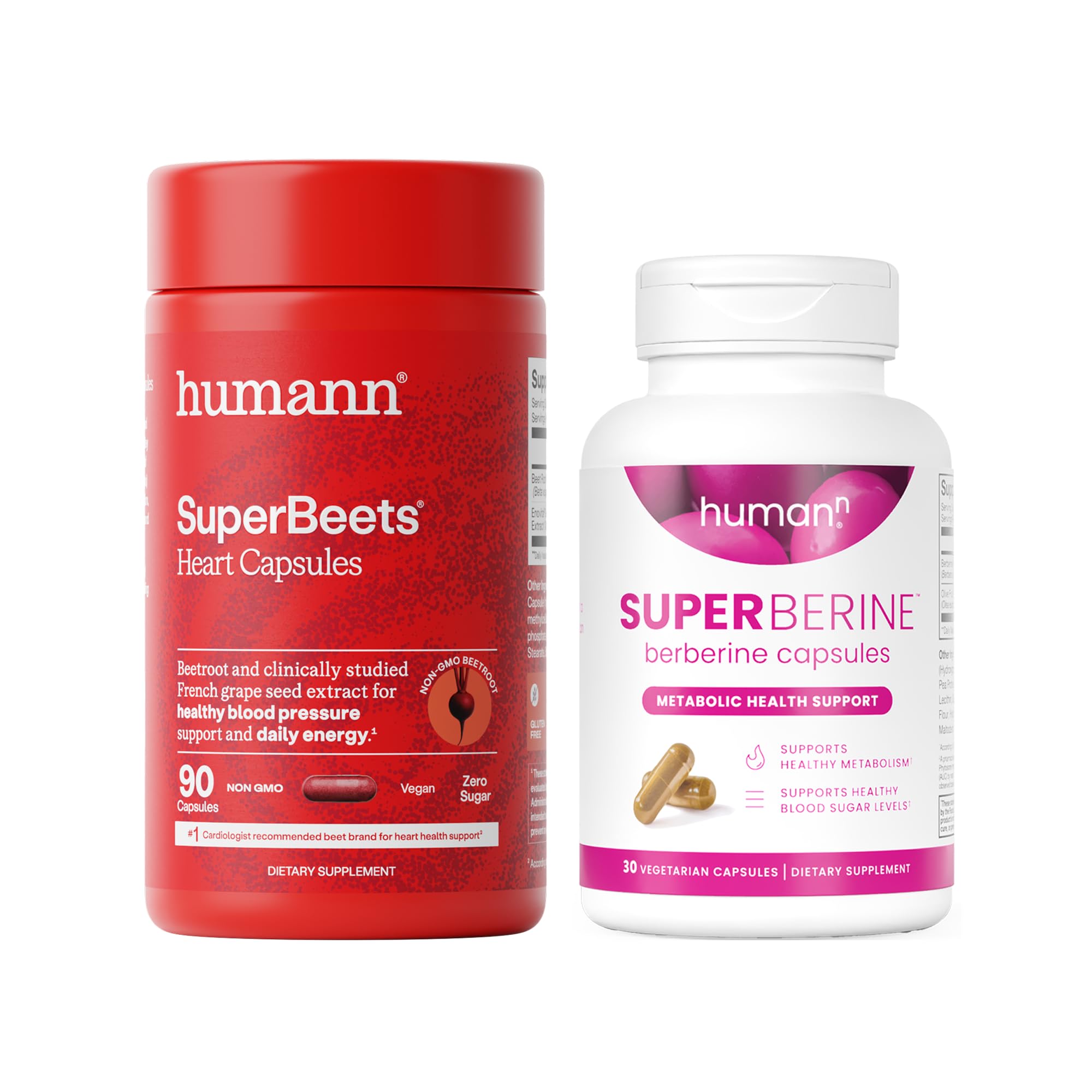 SuperBeets Beet Root & SuperBerine Capsules
