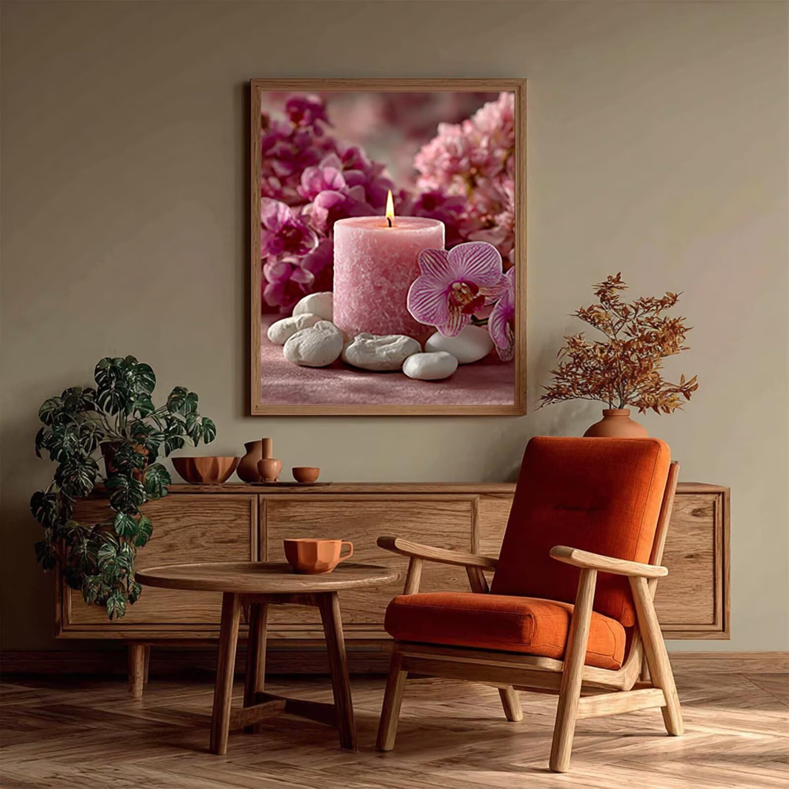 5D Diamond Painting View, Diamond Painting Adult Flor, 5D Cross Stitch Painting Diamonds Kits, DIY Diamond Painting, Wall Decoration, Women's Gift, 100x135cm R-8219