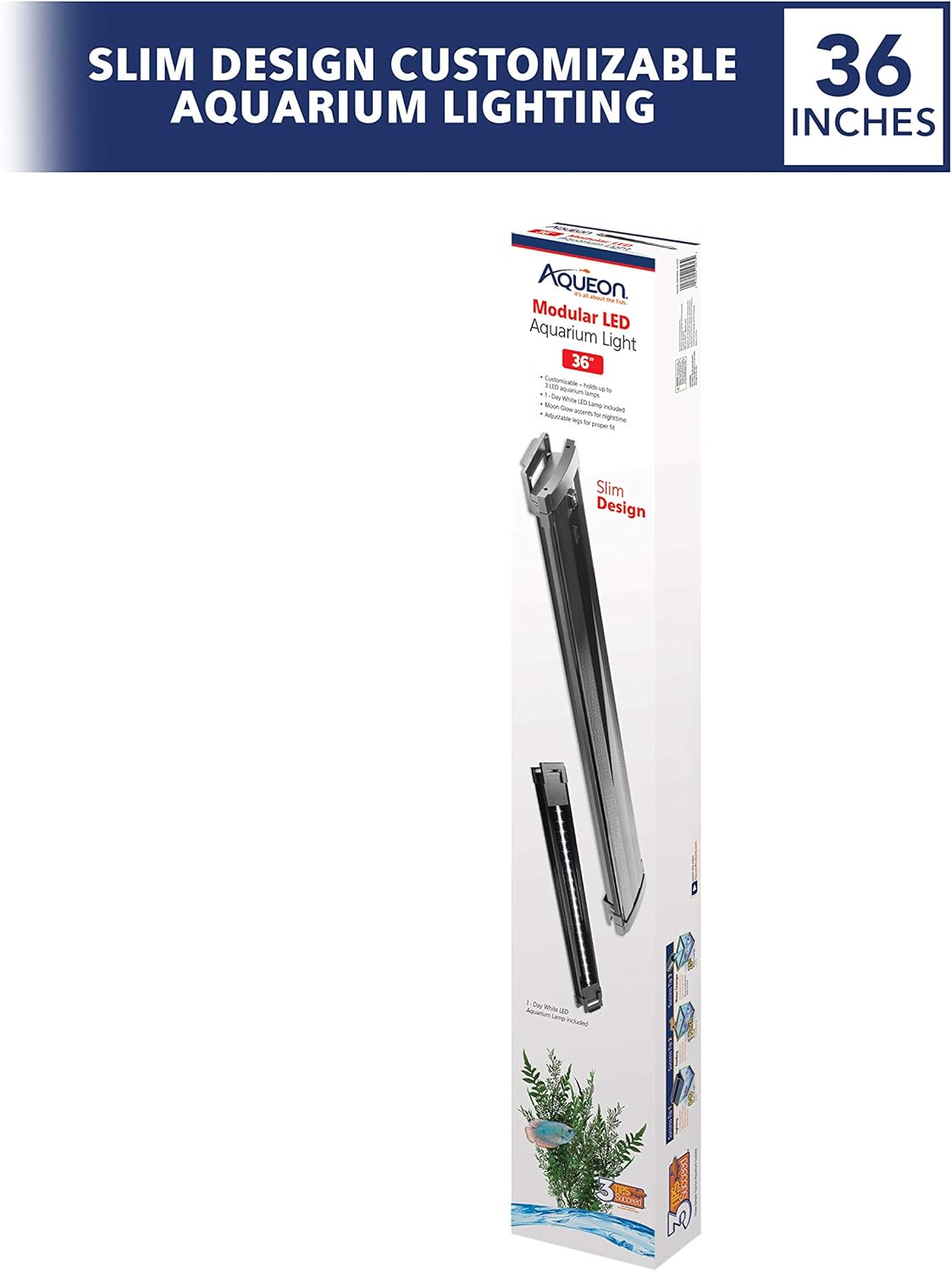 Aqueon LED Modular Aquarium Light Fixtures 36 Inches