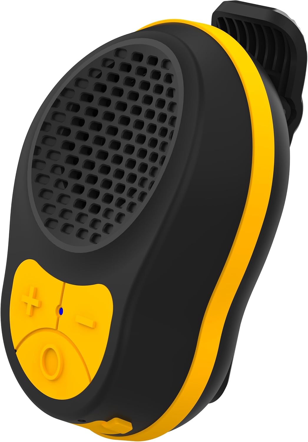Wearable Bluetooth Speaker Clip On, Waterproof Bluetooth Speaker, Mini Portable Speaker with Microphone for Workout Running Up to 24H Playtime (Black+Yellow) Wearable Bluetooth Speaker Clip On, Waterproof Bluetooth Speaker, Mini Portable Speaker with Microphone for Workout Running Up to 24H Playtime (Black+Yellow)