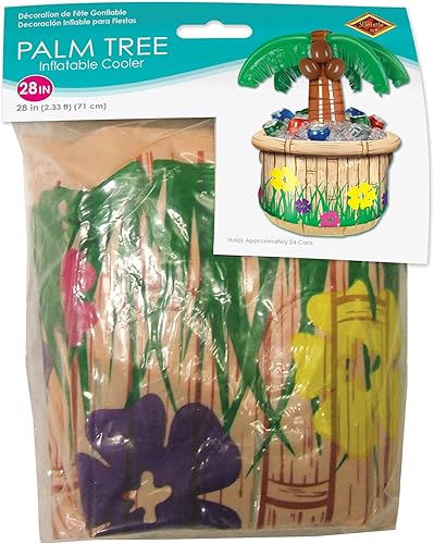 Miniatura 5 de Beistle Enfriador inflable - Contenedores de bebidas para fiestas, enfriador de bebidas, decoraciones de fiesta Luau, decoraciones de fiesta