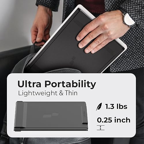 Miniatura 3 de Mobile Pixels 2024 - Monitor portátil de 13.3 pulgadas, extensor de monitor de computadora portátil Full HD IPS 1080P, USB CUSB A Plug and Play,