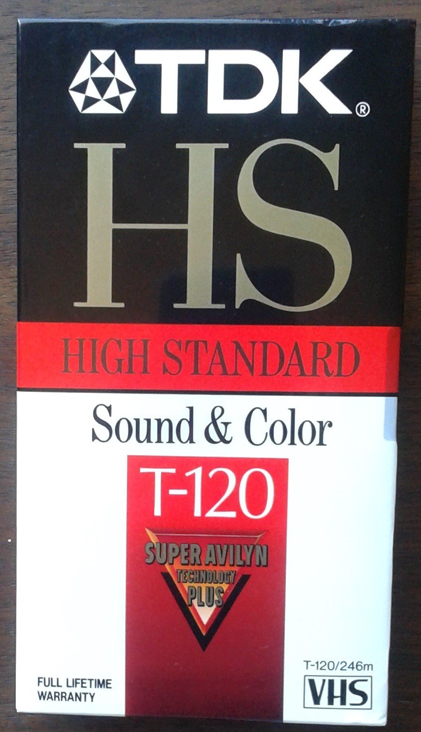 TDK t-120 VHS Kassette – 6 Stunde (10 Stück)