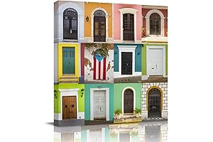 Puerto Rico Canvas Wall Art - Modern Wall Decor