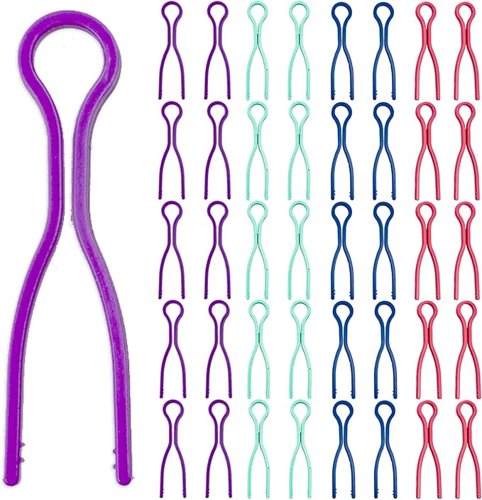 100 Pinces à Fil De Bobine Réutilisables En Silicone Souple – Pour Organiser Fils De Couture, Broderie, éviter Les Emmêlements