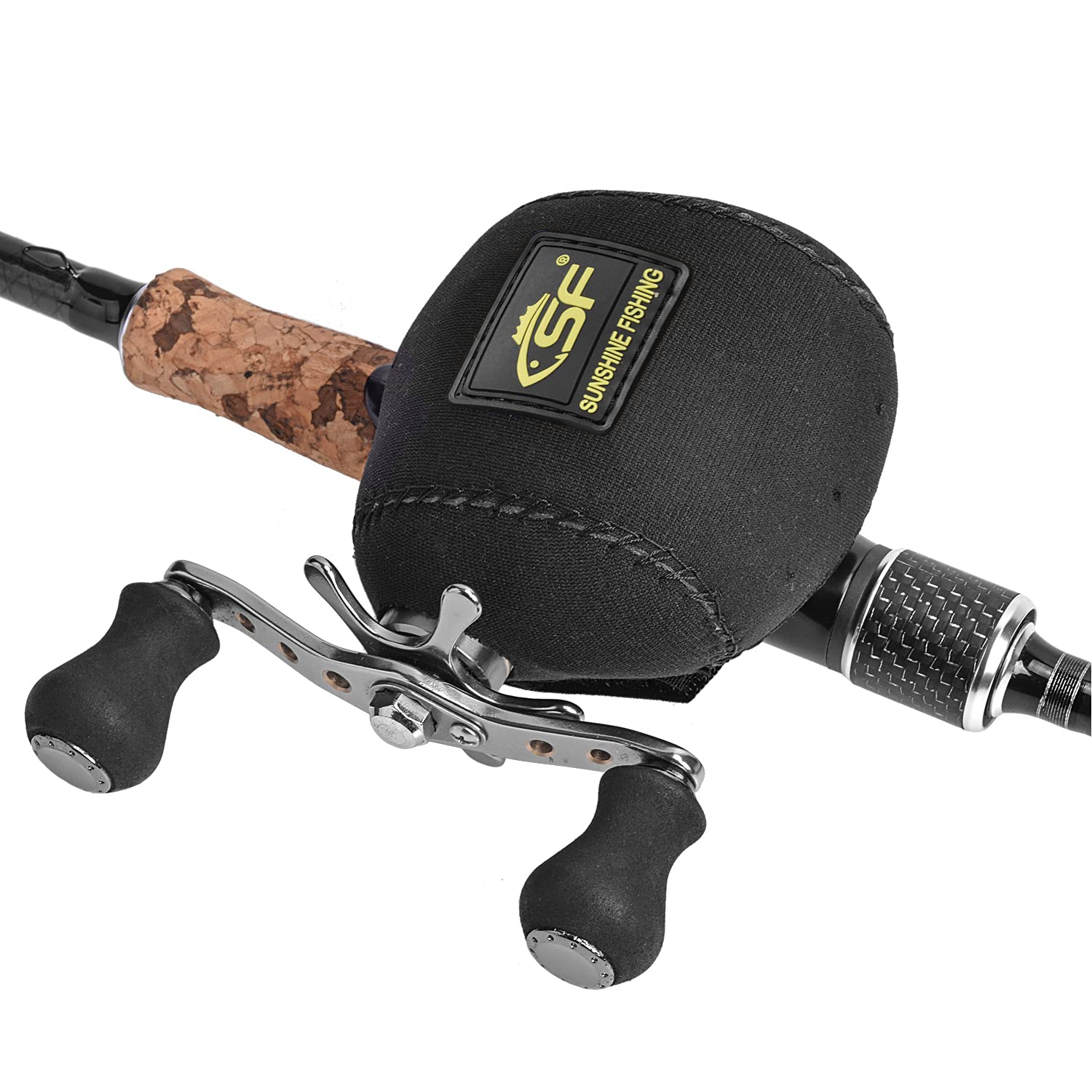 baitcasting rod and reel case SF Low Profile Baitcaster Covers Neoprene Casting Protective Reel Fit 50 100 200 Series Baitcaster # Left Hand 1 Pack : Sports & Outdoors especially in wet or Big Catfish Pole Cat daiwa spinning reel Style:MHS1SH72MH