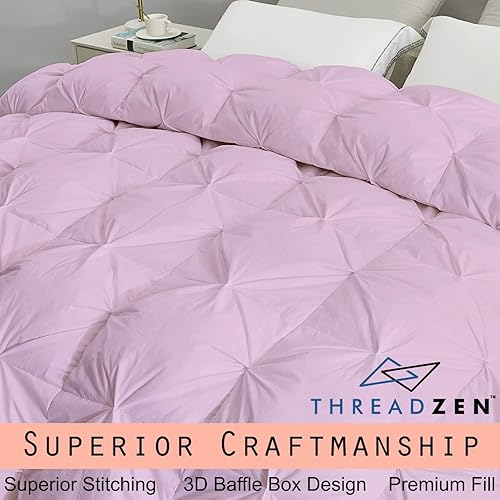 Miniatura 10 de Edredón King extragrande de 120 x 120 pulgadas, relleno de edredón extra grande de plumón alternativo de 1 pieza con 8 pestañas en las esquinas para