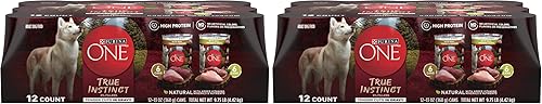 Miniatura 18 de Purina ONE True Instinct Cortes Tiernos en Salsa con Pavo Verdadero y Venado, y con Pollo Verdadero y Pato, Comida Húmeda para Perros Alta en Grain