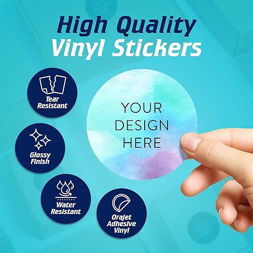 Miniatura 3 de 100 adhesivos de vinilo personalizables, con texto, imagen, diseño y logotipo adhesivos para logotipo de embalaje hecho a mano, botellas, tarros,