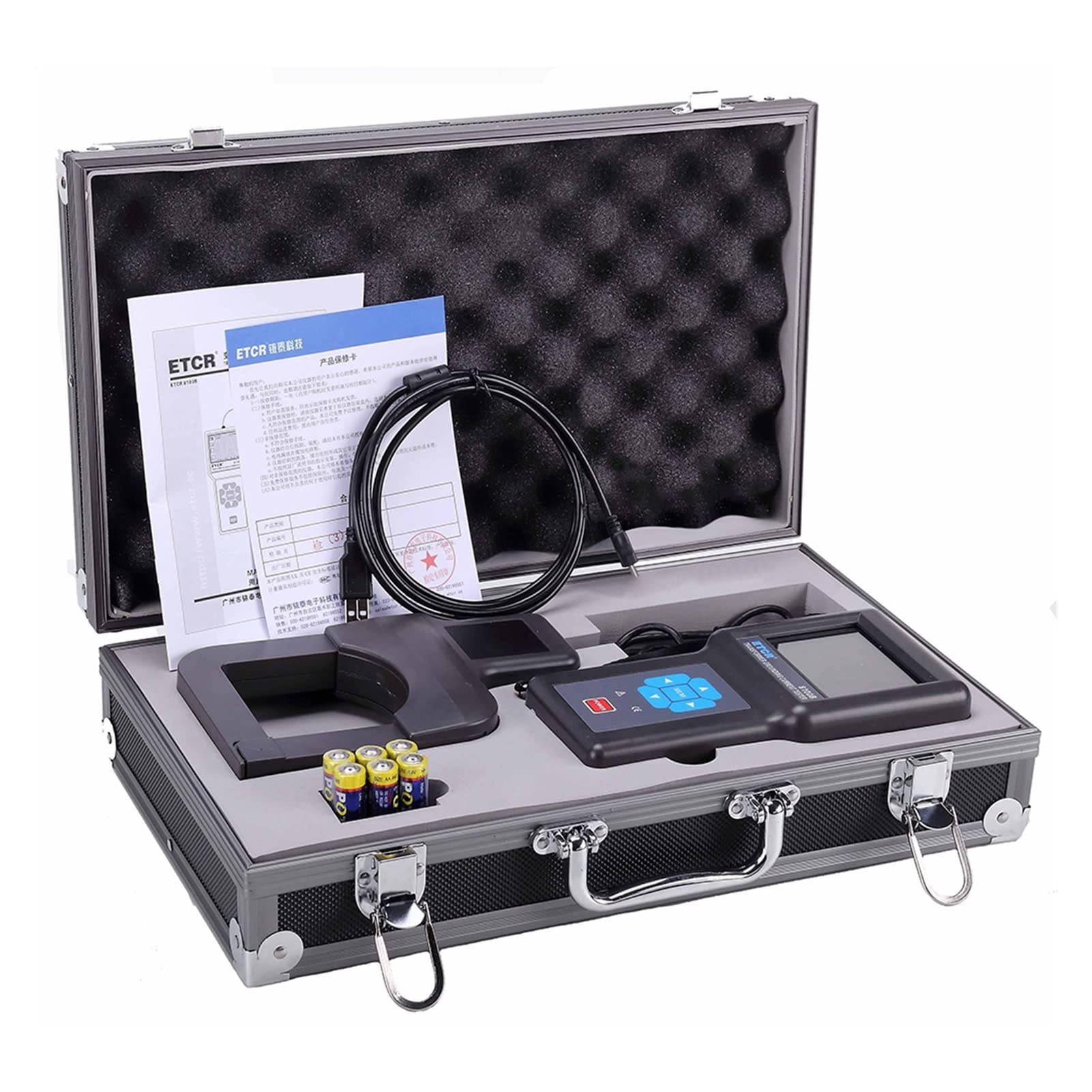 ETCR8100B Testeur de mise à la terre du noyau du transformateur Testeur de grand diamètre de grand diamètre AMMETTER COURANT MESURING INSTRUMENT