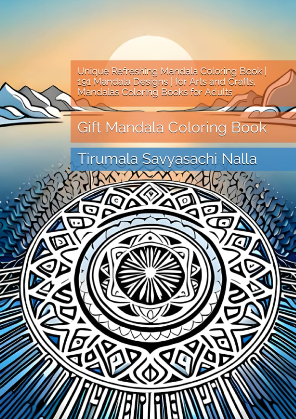 Gift mandala coloring book : le coffret de 191 motifs à offrir pour les loisirs
