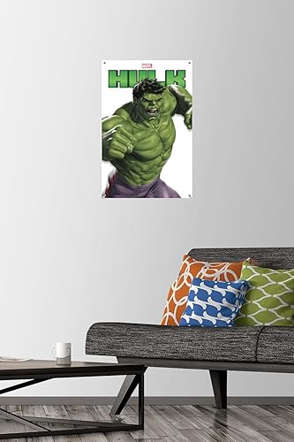 Miniatura 8 de Trends International Marvel Comics - Póster de pared de la serie de características de Hulk, 22.37 x 34.00 pulgadas, paquete de póster premium y