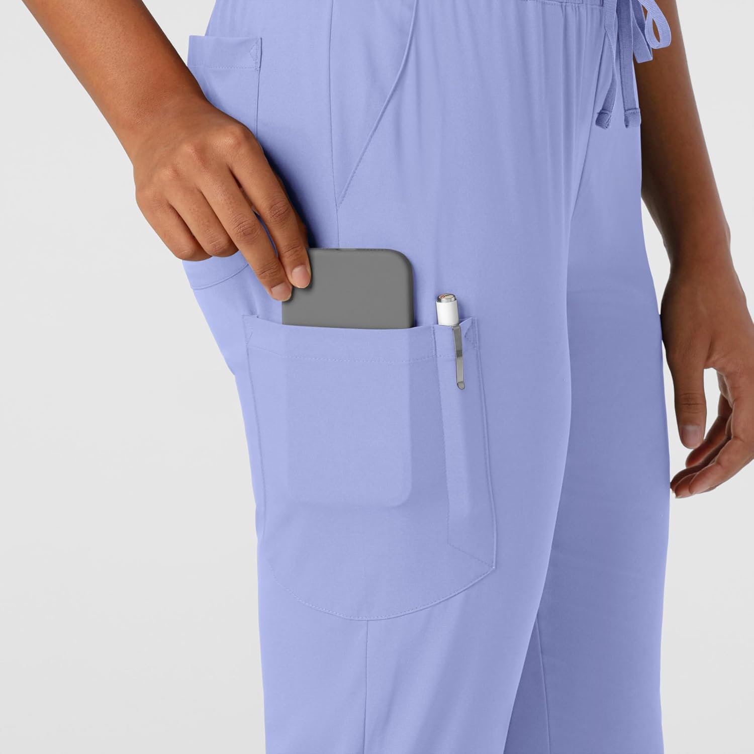 Wink Boundless Women's Jogger Scrub Pant, Ceil Blue, 2XS