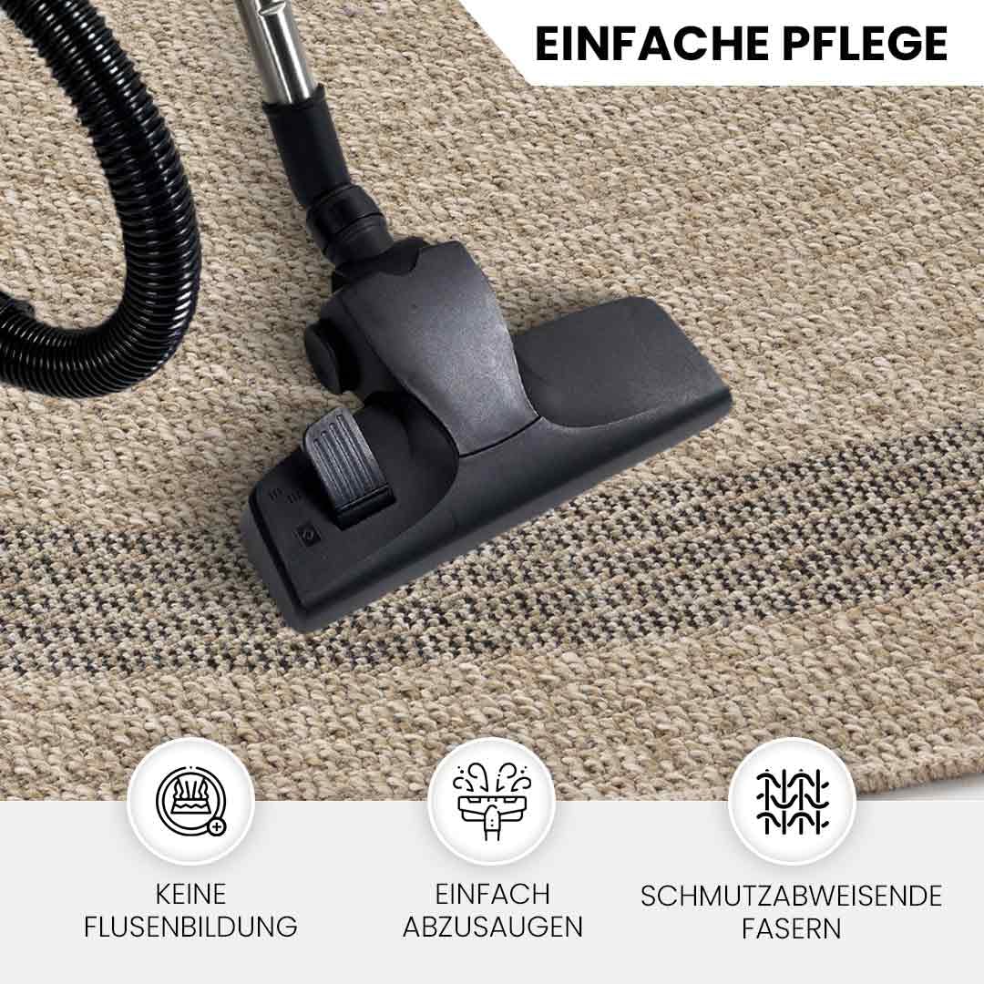 Surya Sintra Vintage Teppich rund - Teppiche Wohnzimmer, Esszimmer, Flur, Carpet Living Room - Orientalischer Teppich Boho Style - Bunter Muster,Tan,Black 100cm Rund