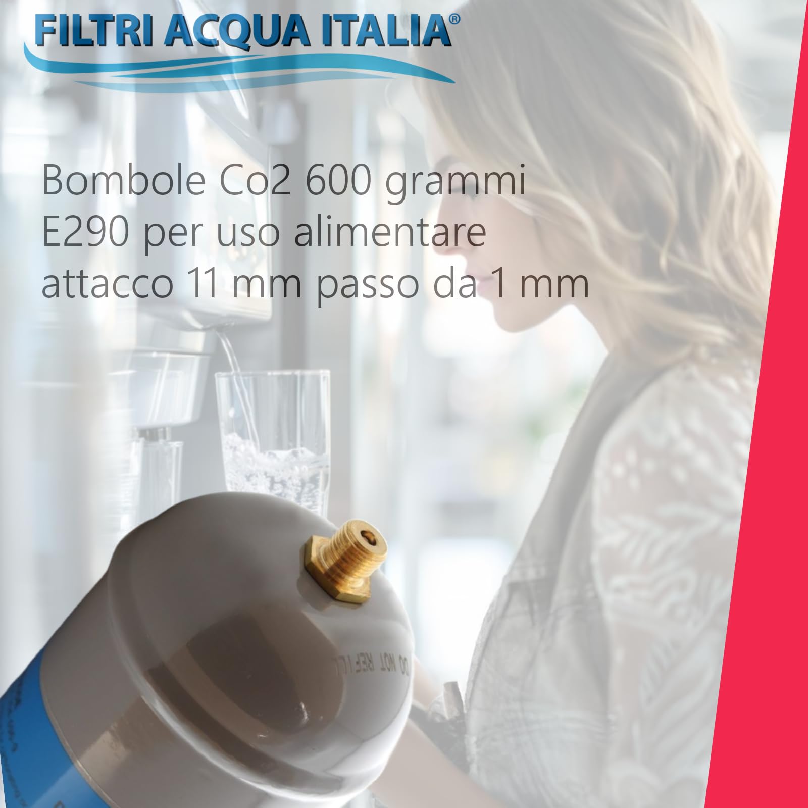 Lotto 3X Bombole CO2 600g Monouso per Gasatori domestici E290
