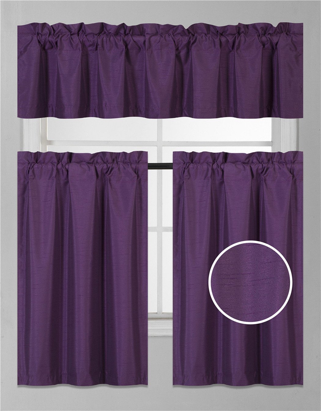 Purple Kitchen Curtains Curtains & Drapes