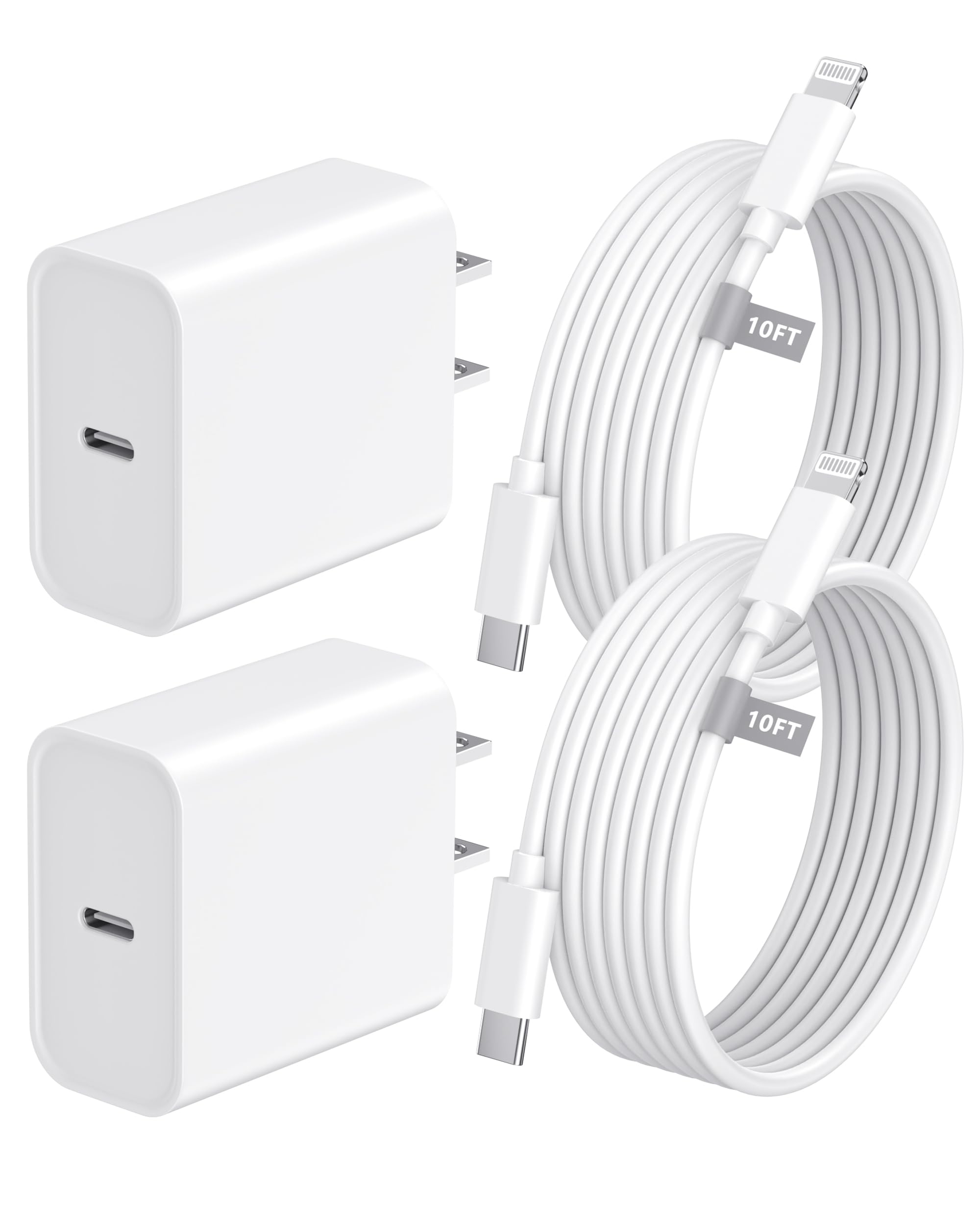 10FT iPhone 14 13 12 11 Charger Fast Charging [Apple MFi Certified]