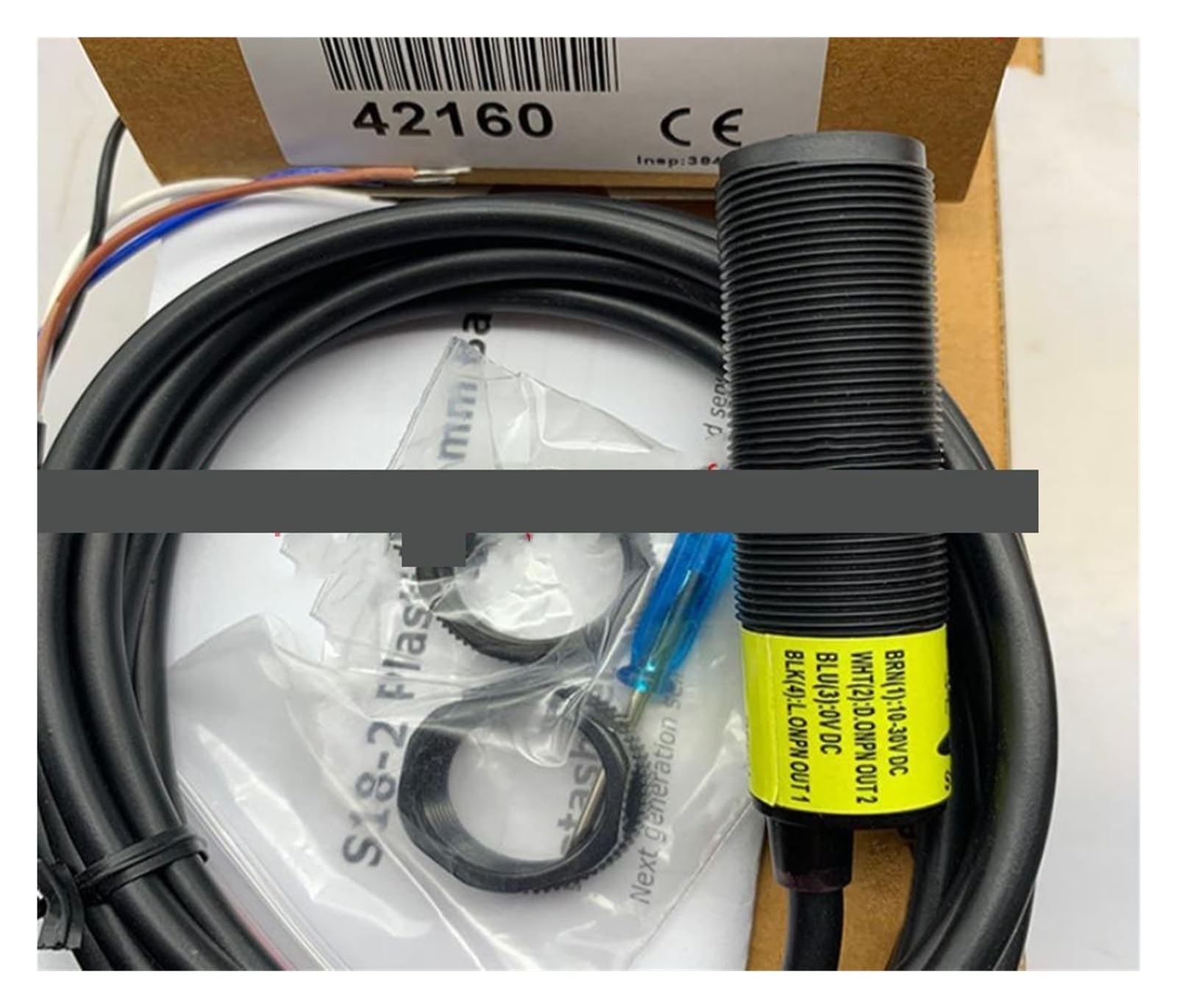 BALYDLUL 2pcs photoelectric switch S18-2VNDL-2M S18-2VNDS-2M(S18-2VNDS-2M)